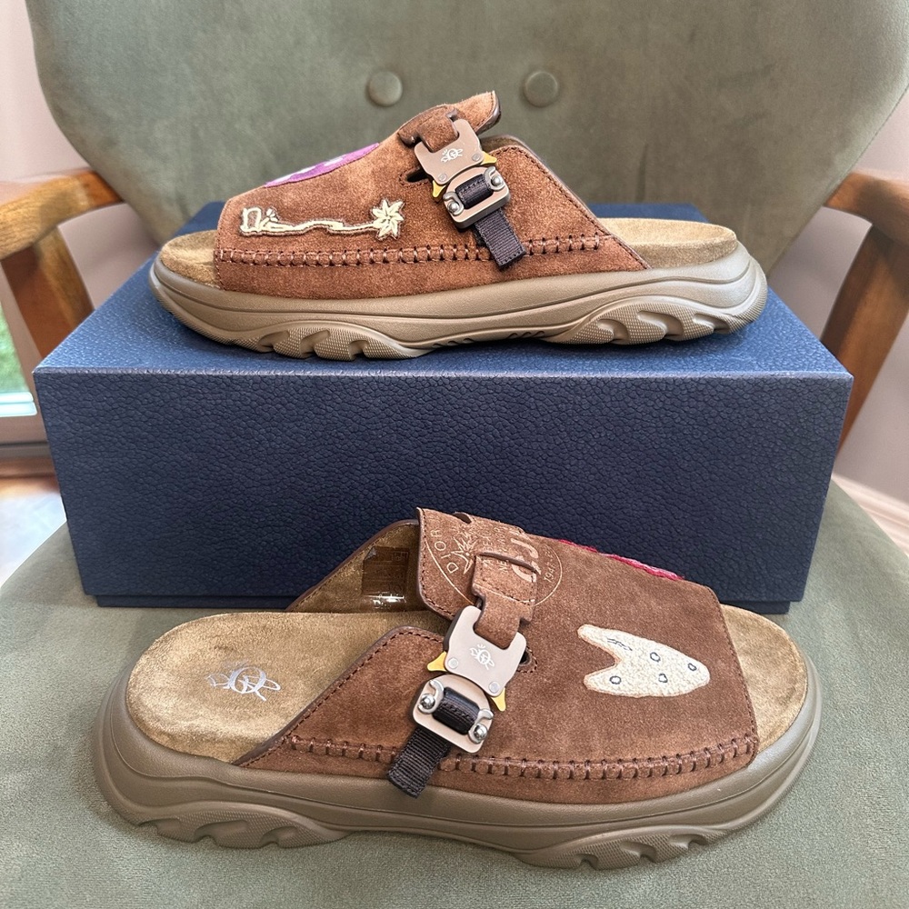<SOLD> Cactus Jack x Dior H-Town Sandal 'Coffee'